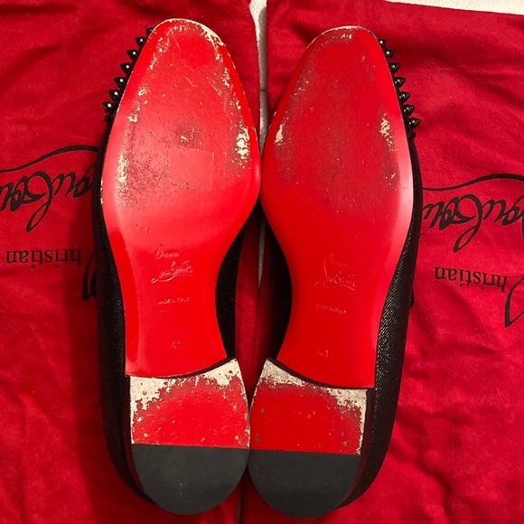 MENS CHRISTIAN LOUBOUTIN SPOOKY SPIKED LOAFERS!! main image 8